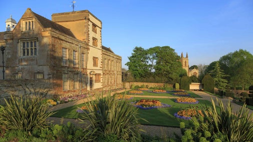 The south front of Canons Ashby, Northamptonshire